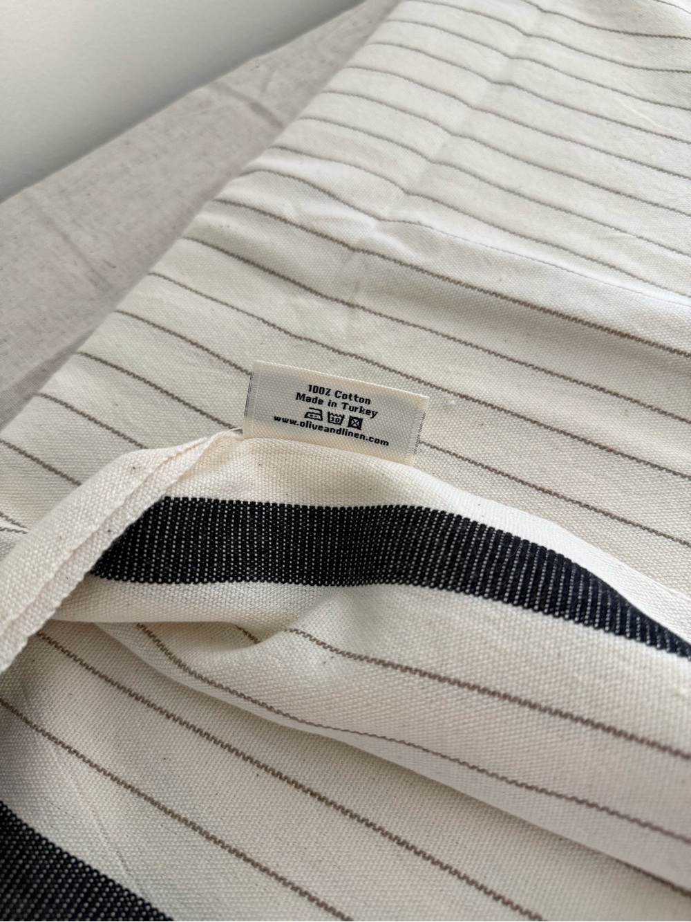 Olive & Linen Table Runner - Picture 3 of 3